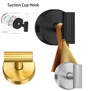 Gancio a ventosa in acciaio inossidabile per uso transfrontaliero, adesivo forte, singolo, moderno e semplice, per appendere vestiti, cappelli, accappatoi, per <span class=keywords><strong>bagno</strong></span> - Product Image 5