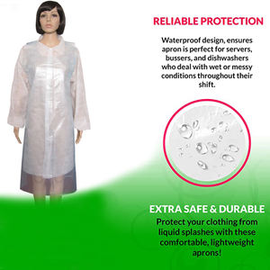 Migliore vendita di grembiule monouso in plastica all'ingrosso grembiule per la pulizia personale prezzo di fabbrica - Product Image 2