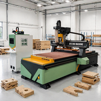Routeur CNC ATC pour le travail du bois, machine à rainurer et graver les panneaux MDF pour portes d'armoires