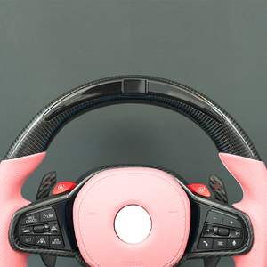 Volante in Fibra di Carbonio Personalizzato di Alta Qualità per BMW Serie 3 e 5 <span class=keywords><strong>G20</strong></span> <span class=keywords><strong>G30</strong></span>, Mantiene l'ACC Originale - Product Image 5
