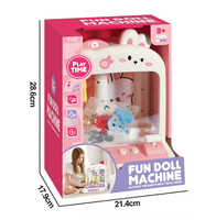 Mini machine à griffes pour enfants de 3 à 8 ans, avec figurines licorne, lapin, dinosaure, jeu de grue, lumières et musique, fonctionne sur piles, attrape-cadeaux, cadeau d'anniversaire