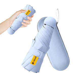 Tùy biến bán buôn xách tay sombrillas ngoài trời dù để che nắng không thấm nước mưa phụ nữ UV Túi ô dù gấp mini ô - Product Image 6