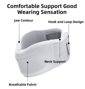कारखाना गर्दन के समर्थन के लिए सांस लेने योग्य बर्फ-रेशम फोम गर्भाशय ग्रीवा कॉलर - Product Image 3