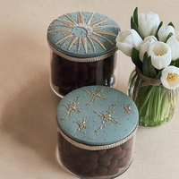 Boîte à chocolat musulmane avec broderie de petites perles, boîte à chocolat pour célébration musulmane, boîte cadeau pour le Ramadan, boîte cadeau pour mariage