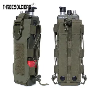 Outdoor Tactical Molle 152 radio Pouch borraccia fondina EDC multifunzionale sport viaggio bollitore portabottiglie