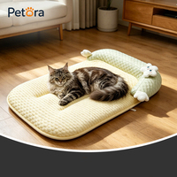 Canapé pour chien respirant personnalisé Petora, lits et accessoires pour animaux de compagnie, grand lit rectangulaire pour chien et chat