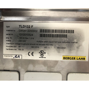 TLD132F TLD132 F ไดรฟ์สำหรับเบอร์เกอร์ ลาห์ - Product Image 1
