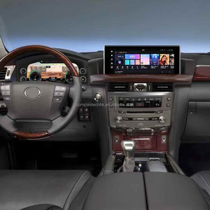 Kit de rétrofit automobile, lecteur multimédia Android 12,3 pouces, tableau de bord numérique, mise à niveau du panneau central pour Lexus LX570 2008-2015 - Product Image 3