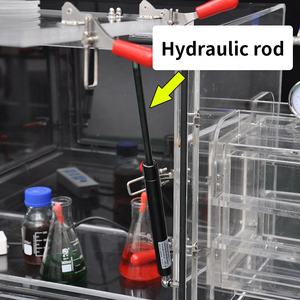 Boîte à gants en acrylique à gaz inerte Personnalisez la fenêtre avant pour ouvrir la boîte d'opération avec antichambre à vide Chambre anaérobie - Product Image 4