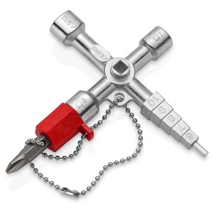 KNIPEX 00 11 04 Profi-Key para todos los sistemas de cierre comunes 89 mm - Product Image 2