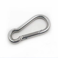Pengait Pegas DIN5299C Pengikat Berkualitas Tinggi Logam Stainless Carabiner Baja Pengait Jepret Klip Pegas Seng Berlapis Pengait Jepret
