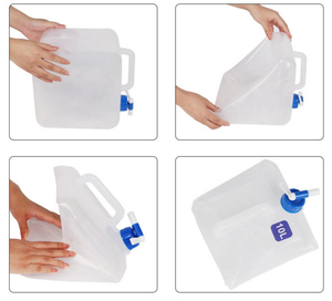 <span class=keywords><strong>Bidon</strong></span> d'<span class=keywords><strong>eau</strong></span> pliable portable de 10L <span class=keywords><strong>20L</strong></span> pour l'extérieur, pliable, avec poignée et <span class=keywords><strong>robinet</strong></span> pour l'extérieur - Product Image 4