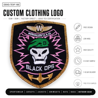 Patch brodé tactique personnalisé européen et américain avec tissu PU pour sacs à dos tactiques, sacs d'assaut et casquettes