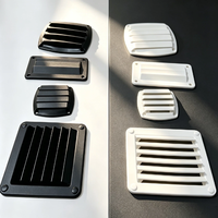 Grille d'aération murale en plastique marin de haute qualité pour cabine de bateau et navire 85 130 140mm