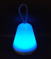 Lampe portable intelligente LED RGBW rechargeable par USB, mini lampe de bureau LED créative, veilleuse portable pour table de chevet