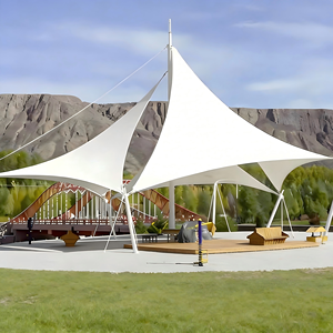 Couverture Tensile en Membrane Architecturale PVC Ignifuge avec Structure en Acier pour Terrains de Sport - Product Image 2