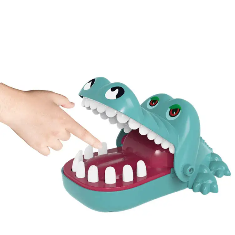 Wholesale Crocodile bite finger decompression toys crocodile tooth extraction puzzle games parent-child children tricky toys
