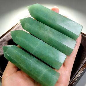 Vente en gros de pierres de cristal polies de style bohème en aventurine verte naturelle et labradorite pour la décoration intérieure et les cadeaux de fêtes - Product Image 3