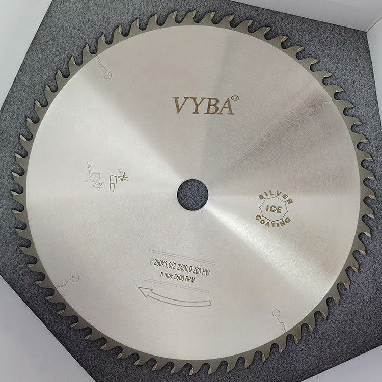Пильный диск TCT 350X2.2/3.0X30X60Z ATB для резки дерева с гвоздями