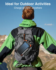 20000mAh Haute Capacité Étanche <span class=keywords><strong>Solaire</strong></span> Alimenté <span class=keywords><strong>Chargeur</strong></span> Sans Fil Type-C Entrée 20W Charge Rapide Portable Power Bank pour Montres - Product Image 6