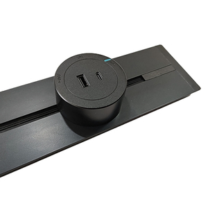 Mount nhôm Điện theo dõi điện ổ cắm thông minh EU/<span class=keywords><strong>UK</strong></span>/phổ tường bàn Ổ Cắm hệ thống đường sắt - Product Image 3