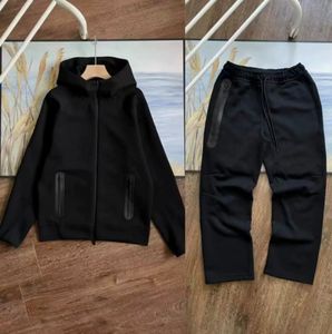 Ensemble décontracté pour homme en coton 100% écologique, imprimé croisé, technique de sérigraphie, <span class=keywords><strong>col</strong></span> à <span class=keywords><strong>capuche</strong></span>, vêtements de sport - Product Image 4