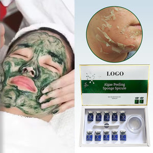 Siero in Polvere con Microaghi di Spongilla Vegana per Salone di Bellezza, <span class=keywords><strong>Peeling</strong></span> Bio all'Aloe Vera per Rimozione Acne su <span class=keywords><strong>Viso</strong></span> e Corpo, Uso Domestico - Product Image 2