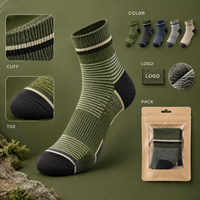 Chaussettes de sport respirantes en polyester recyclé et élasthanne à micro-stries, protection anti-ampoules, ajustement course, logo et emballage assortis