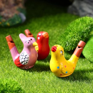 Sifflets d'eau en céramique, brueurs d'oiseaux, Mini sifflet d'oiseau, jouet en céramique, brueurs d'oiseaux pour fête d'enfants