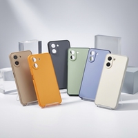 Étui hybride TPU+PC 6 couleurs unies pour Infinix Hot 50 Pro Note 40 Pro, design paysage urbain, support anneau en plastique, antichoc