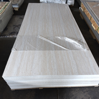 Panel de Pared de PVC Ligero e Impermeable con Aspecto de Travertino, Alternativa a la Lámina de Mármol, Decoración de Interiores con Piedra Natural