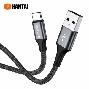 Cavo USB da A a C, Ricarica Rapida 3A, Resistente in Nylon Intrecciato, Guscio in Lega di Alluminio, Sincronizzazione e Ricarica, 1M/2M, Grigio - Product Image 1