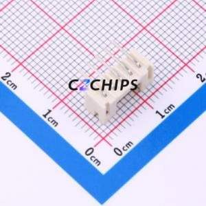 ZX-PH2.0-5PWZ-GW Wire-to-Board Pin Header Bent Lead Through Hole,P=2mm Connector 1x5P 2mm Right Angle Insert PH - Product Image 2