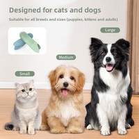 Nuevo Cepillo de Dientes Portátil para Mascotas, Perros y Gatos, con Funda Protectora para los Dedos, Antibacteriano, Antiinflamatorio, Elimina el Sarro, Cuidado Bucal