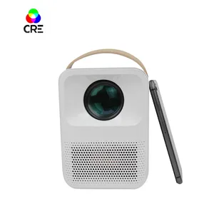 Mini Projector Full HD 1080P Beamer Videoprojecteur Chargeable LED Projector for Home Mobile WIFI Android Video Beamer