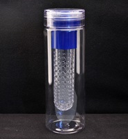 Bouteille d'eau en plastique Toofeel 800 ml sans BPA, avec logo personnalisé, gobelet à fruits, bouteilles d'eau en plastique de voyage