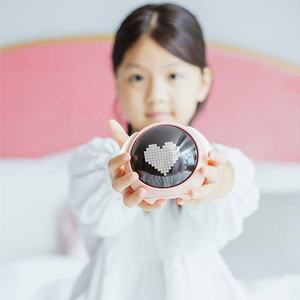 Cute espressione <span class=keywords><strong>Table</strong></span> Alarm <span class=keywords><strong>Clock</strong></span> Pixel Da Comodino Notte I Ragazzi di Wake Up Light <span class=keywords><strong>Multi</strong></span> Funzione di Allarme Orologio Bambino del capretto del regalo - Product Image 2