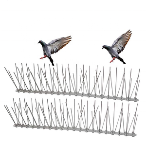 Lot de pointes d'oiseaux <span class=keywords><strong>anti</strong></span>-oiseau en plastique, 50/60CM, 75 kits de vente en gros - Product Image 4
