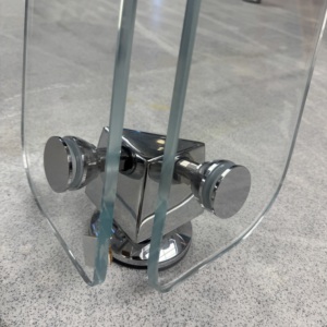 Mesa de <span class=keywords><strong>Ping</strong></span> Pong de Vidrio Templado Moderna para Exteriores, Precio al por Mayor, Mesa de Tenis de Mesa de Cristal de Alta Calidad para Uso Doméstico y Comercial - Product Image 2