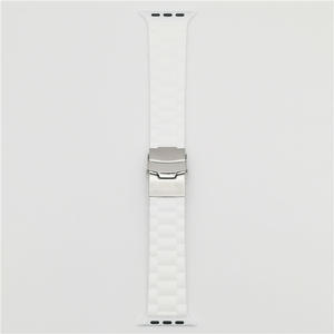 Compatible avec Apple Watch Ultra 9876543210 SE Sport Bracelet en silicone à trois maillons - Product Image 6