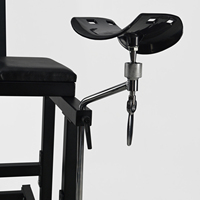 Chaise de positionnement sexuel pour adultes, pour entraînement BDSM, avec fonction de retenue et de levage des jambes, pour masturbation féminine et bondage, avec machine à godemiché