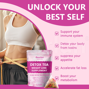 OEM Özel Etiketli 28 Günlük Kilo Verme Doğal Anında Çay İştah Kesici Hızlı Zayıflama Detoks Çayı - Product Image 2