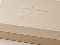 Cajas Rígidas Personalizadas de Dos Piezas con Tapa y Base para Empaque de Set de Regalo de Velas Aromáticas