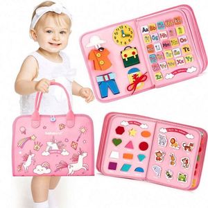 Libro Sensorial de Fieltro Montessori de 8 Páginas, el Mejor Regalo para Niños de 1, 2, 3 y 4 Años, Tablero de Actividades para Preescolar - Product Image 5