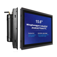 Panel PC Táctil Capacitivo Resistente al Agua de 15.6 Pulgadas con Android 11 Integrado, Diseño Industrial Todo en Uno