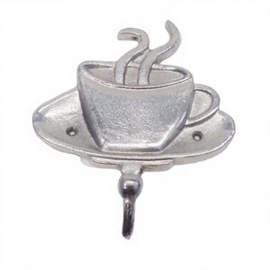 Casted Cup & Saucer <b>Hook</b> Single Piece Aluminium <b>Wall</b> <b>Hooks</b> Hot Selling Elegant <b>Hooks</b> & Holder at Cheap Prices - Product Image 1