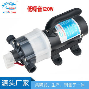 Pompe à eau électrique mini à diaphragme à faible bruit à pompe unique de 120 W fournie par le fabricant avec démarrage/arrêt automatique - Product Image 2