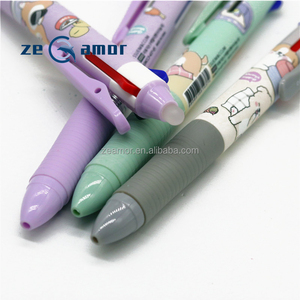 Zeamor Chất Lượng Cao Nhiều Màu <span class=keywords><strong>3</strong></span> Trong <span class=keywords><strong>1</strong></span> Có Thể xóa được Bút Nhiệt Nhạy Cảm Ma Sát Bút Với Phong Cách Tùy Chỉnh Thiết Kế - Product Image 3