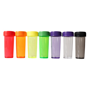 Pot en plastique PP rond à visser, directement de l'usine, avec couvercle inviolable couleur personnalisée, pour emballage de médicaments et pilules - Product Image 2