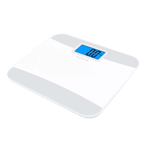 ميزان رقمي محمول عالي الجودة للبالغين بوظيفة صوتية، مصنوع من الزجاج الأبيض، طراز OEM، سعة <span class=keywords><strong>200</strong></span> كجم - Product Image 2